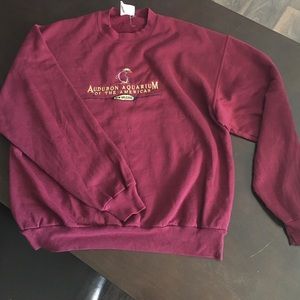 Maroon New Orleans Aquarium sweater